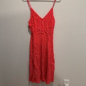 EXPRESS flower petal midi dress